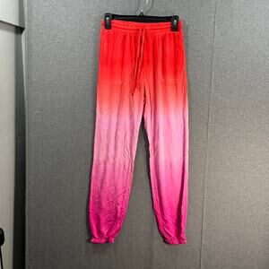 Candace Cameron Bure The Malibu Lounge Easy Jogger Fuchsia Dip Dye, XXXS